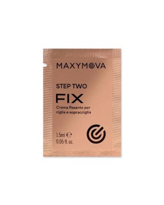 Склад для ламінування брів та вій Maxymova STEP TWO FIX у сашe 1.5 мл