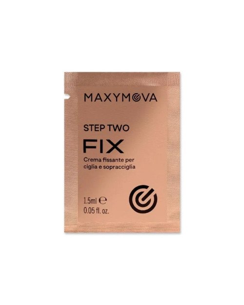 Склад для ламінування брів та вій Maxymova STEP TWO FIX у сашe 1.5 мл