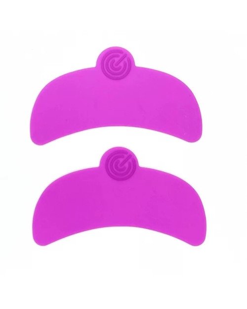 Патчі силіконові для вій багаторазові Maxymova 1 пара фіолетові