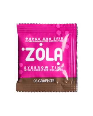 ZOLA Фарба для брів в саше з колагеном 05 Graphite 5ml