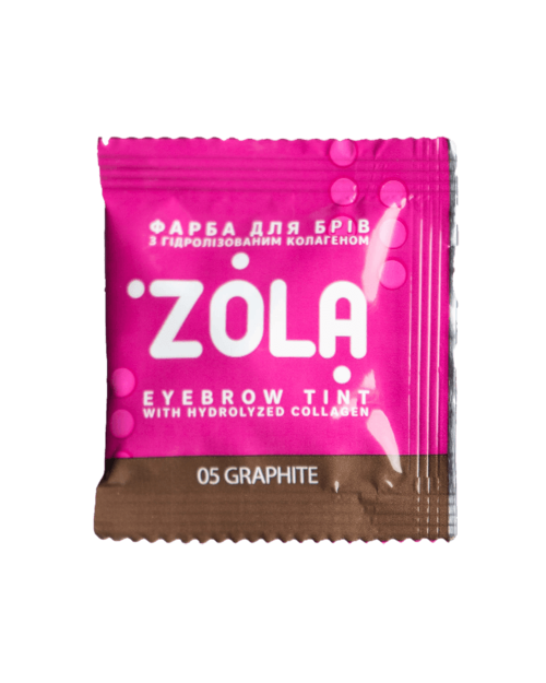 ZOLA Фарба для брів в саше з колагеном 05 Graphite 5ml