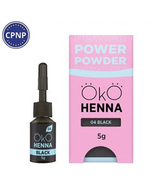 Хна для брів OKO Power Powder, 04 Black, 5 г