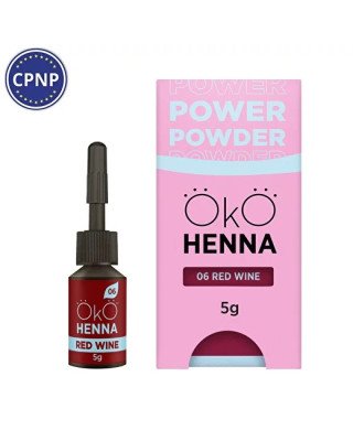Хна для брів OKO Power Powder, 06 Red Wine, 5 г