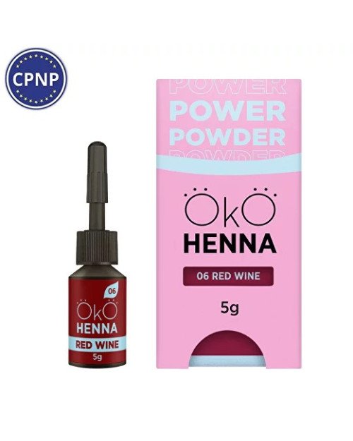Хна для брів OKO Power Powder, 06 Red Wine, 5 г