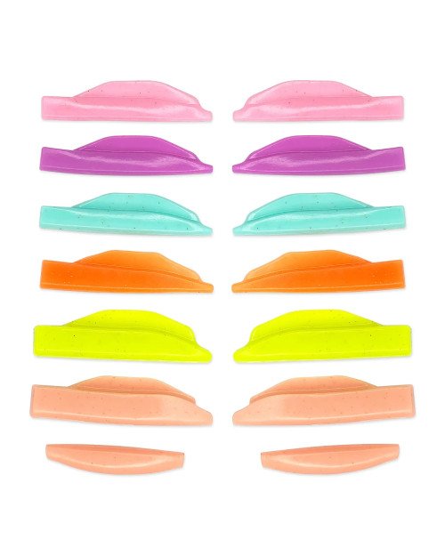 Валики для ламінування Zola Rainbow L-Curl 7 пар