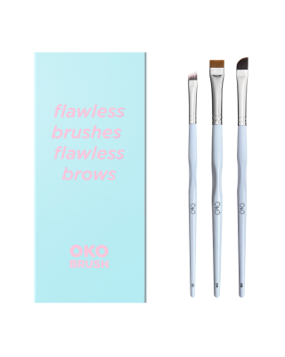 Набір пензликів для брів OKO Flawless Brushes Flawless Brows