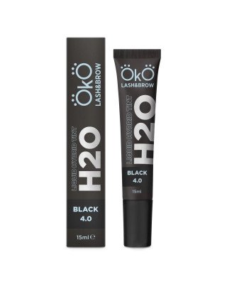 Фарба для брів та вій ОКО Liquid Hybrid Tint Н2О Black 4.0, 15 мл