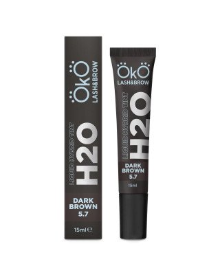 Фарба для брів та вій ОКО Liquid Hybrid Tint Н2О Dark brown 5.7, 15 мл