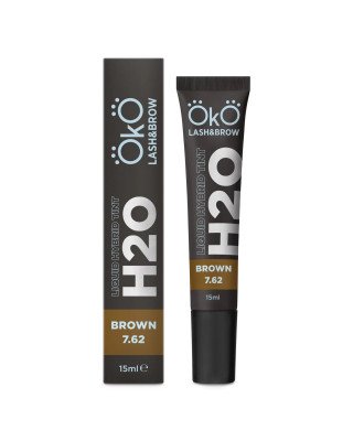 Фарба для брів та вій OKO Liquid Hybrid Tint H20 Brown 7.62, 15 мл