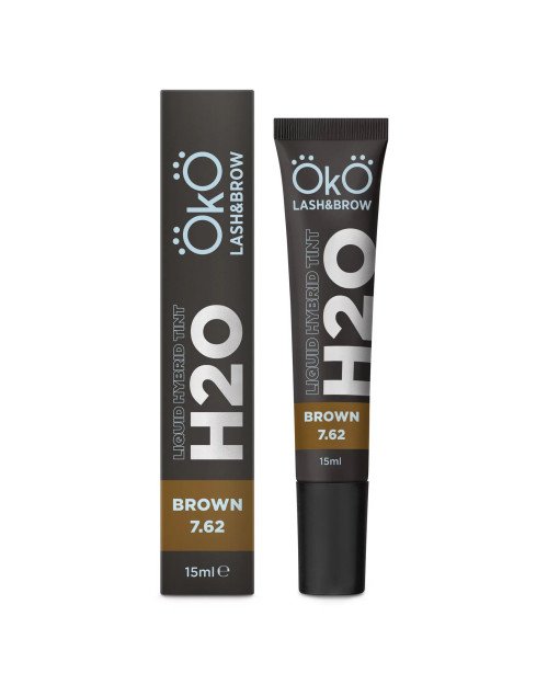 Фарба для брів та вій OKO Liquid Hybrid Tint H20 Brown 7.62, 15 мл