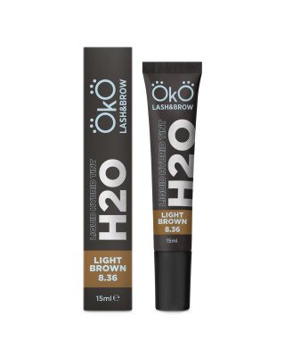 Фарба для брів та вій ОКО Liquid Hybrid Tint Н2О Light brown 8.36, 15 мл