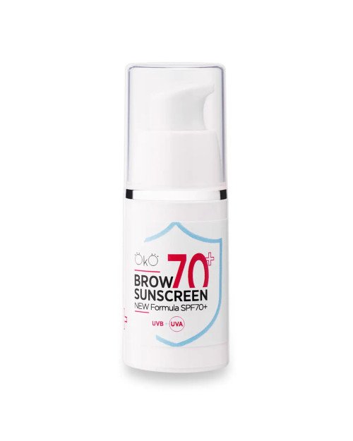 Сонцезахисний крем для брів після перманентного макіяжу OKO Brow Sunscreen SPF 70+, 15 мл