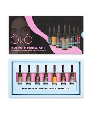  Набір хни для брів OKO Power Powder 5 г